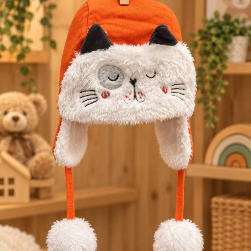کلاه پاپو گربه ی نارنجی
